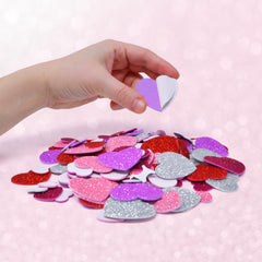 Gift Boutique 360 matte purple hearts for party decor