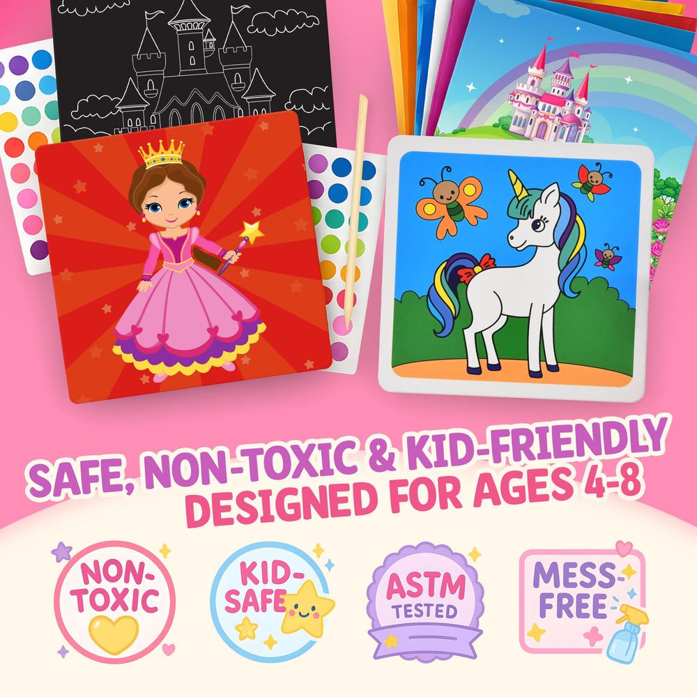 Gift Boutique Unicorn Princess Craft Kit included pieces support quick start projects.