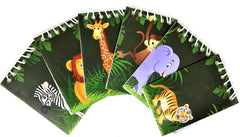 Gift Boutique assorted designs mini notepads for wildlife party favors.