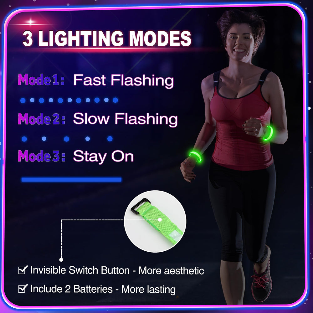 GIFTINBOX LED bracelets party accessory that enhances atmosphere and safety