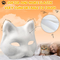 Giftota Therian mask kit ultra-soft felt sheets for easy coloring