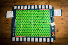 Giga Mech Games Counter Attack passing and dribbling highlight tactical control.