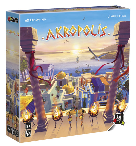 Gigamic Akropolis 3D tile-laying in action, building cohesive districts.
