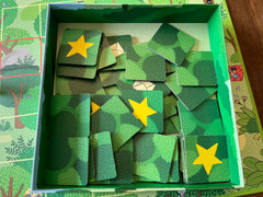 GIGAMIC Mr. Postmouse’s Picnic board and box highlight sturdy, kid-friendly design.