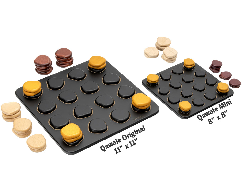 GIGAMIC Qawale Mini color pieces aid clear tracking.