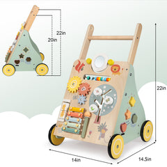 GiggleGems walker with height-adjustable handle grows with your child
