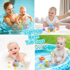 Gigilli bath toy sprays water up to 120 minutes after charge