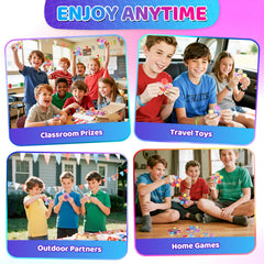 Gigilli vibrant colors attract attention in classrooms and play.