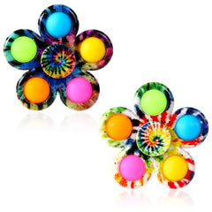 Gigilli fidget spinners pop pack front view, colorful and engaging for focus and calm