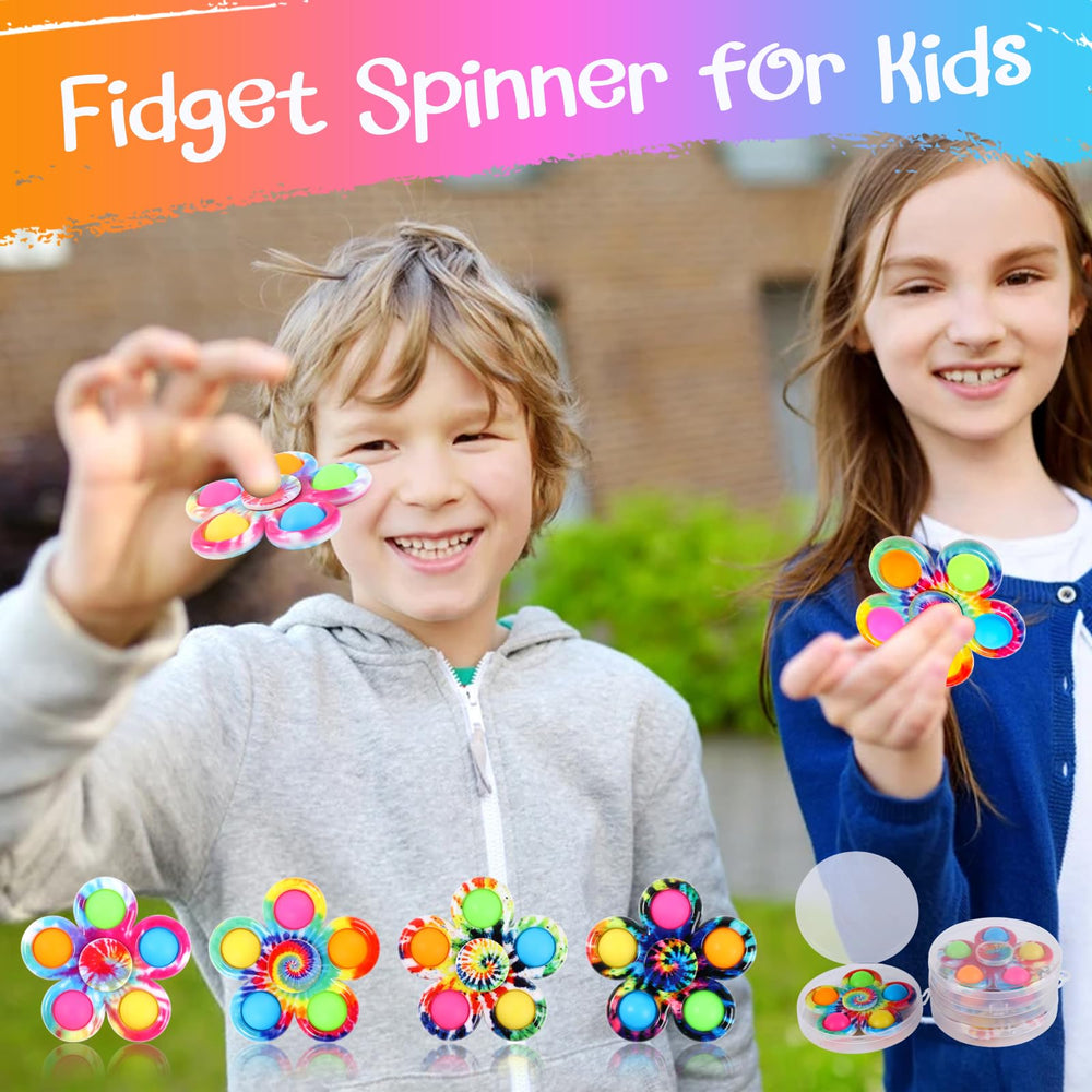 Gigilli fidget spinners pop pack gift-ready packaging for party favors