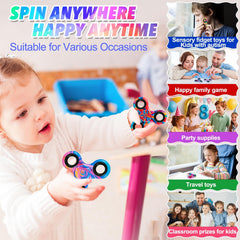 Gigilli Valentines gift fidget spinners bulk pack for baskets.
