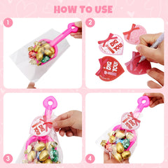Giiffu clear treat bags for easy, attractive gift presentation