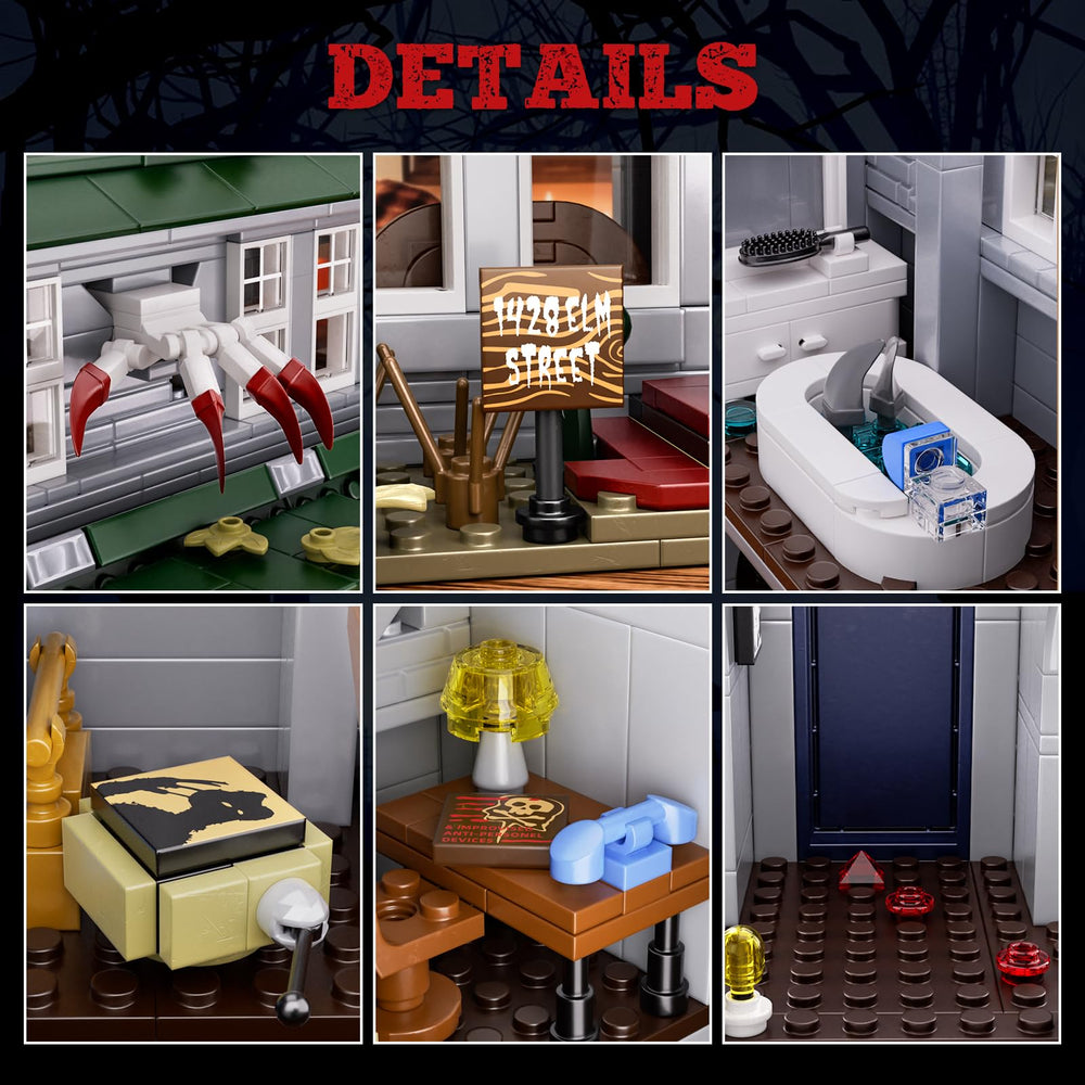 GIKCFSTBLA LED-lit door creates eerie glow for nighttime scenes.
