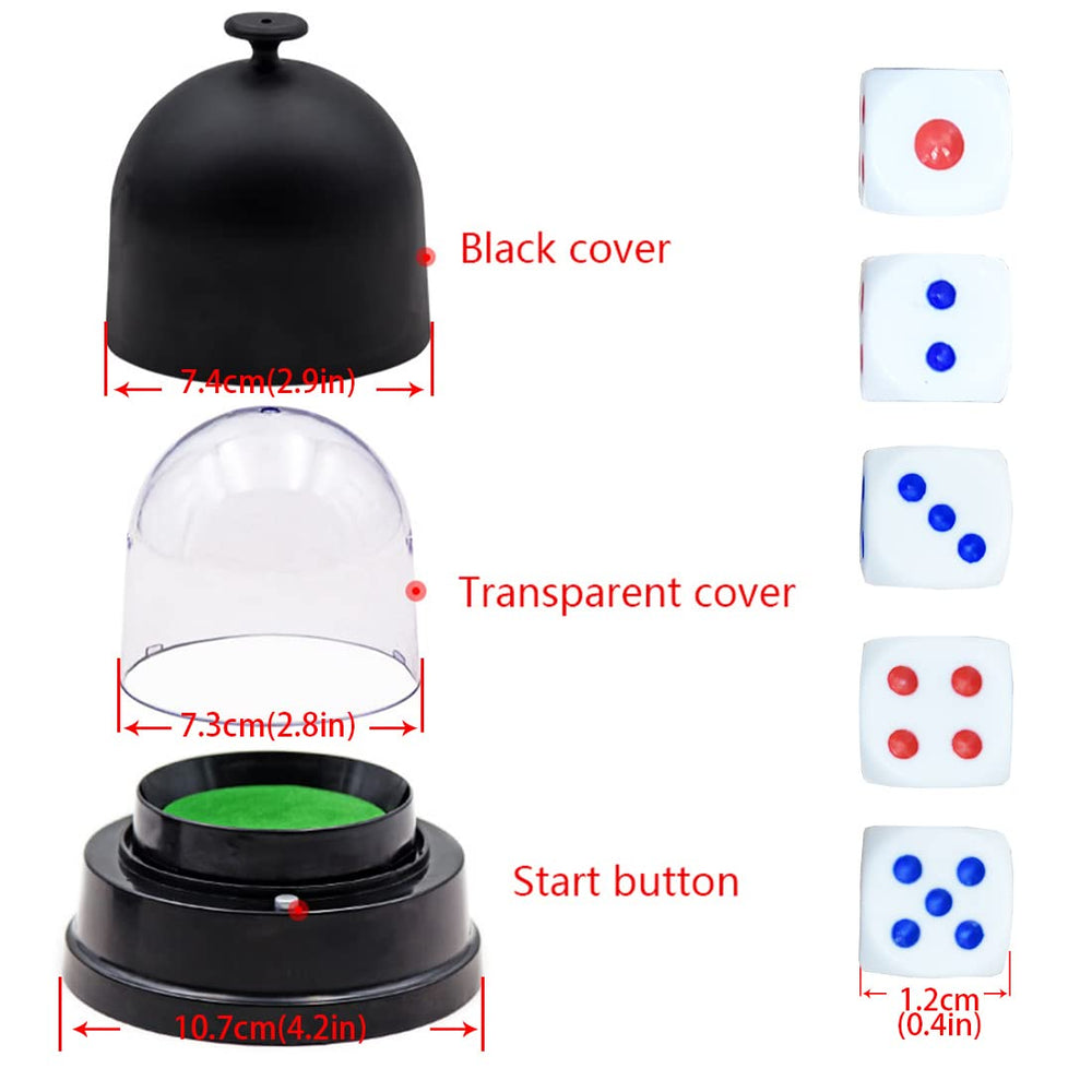 Gikfun privacy-cap hides dice visibility from opponents.