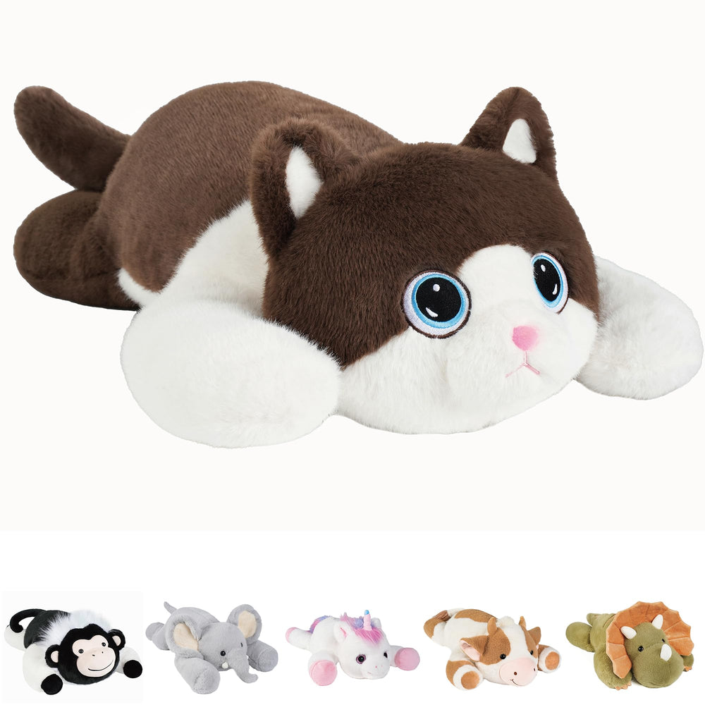 GILFWM weighted cat front view for cozy cuddles and comforting hugs.
