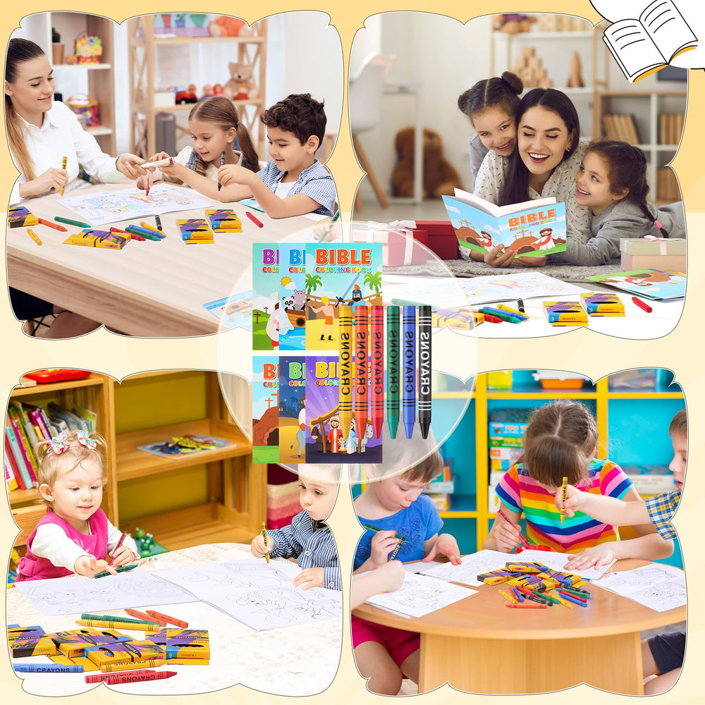 Gilprop kid-friendly mini-size coloring books perfect for party favors.