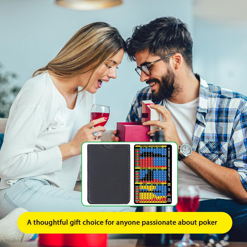 Gimao pocket-size blackjack card with sleeve boosts portability.