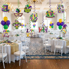 GINFTBRZGV swirls with cards for interactive decor.