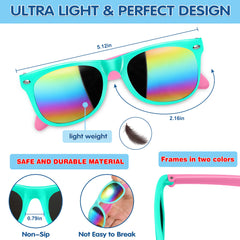 Lightweight polypropylene frame keeps kids comfortable during wear.