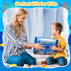 GINMIC Ocean Animals Playset Octopus figure inspires storytelling and collaborative play