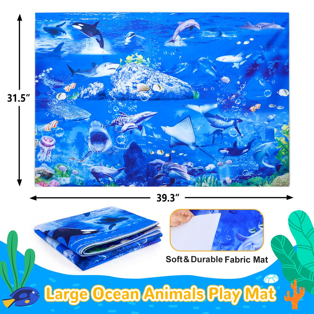 GINMIC Ocean Animals Playset Starfish model provides tactile interest for sensory learning