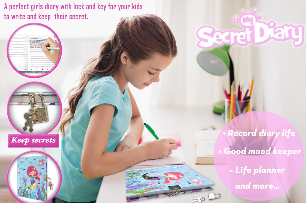 GINMLYDA diary crystal glitter sparkle detail inspires doodling and creative play