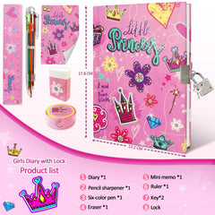 GINMLYDA lock with two spare keys ensures easy access to a personal diary.