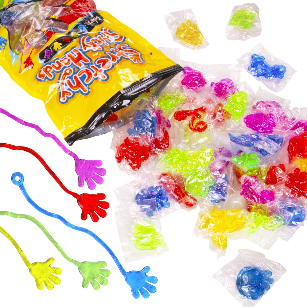 Giraffe Manufacturing sticky hands yellow for Easter baskets and festive decor.