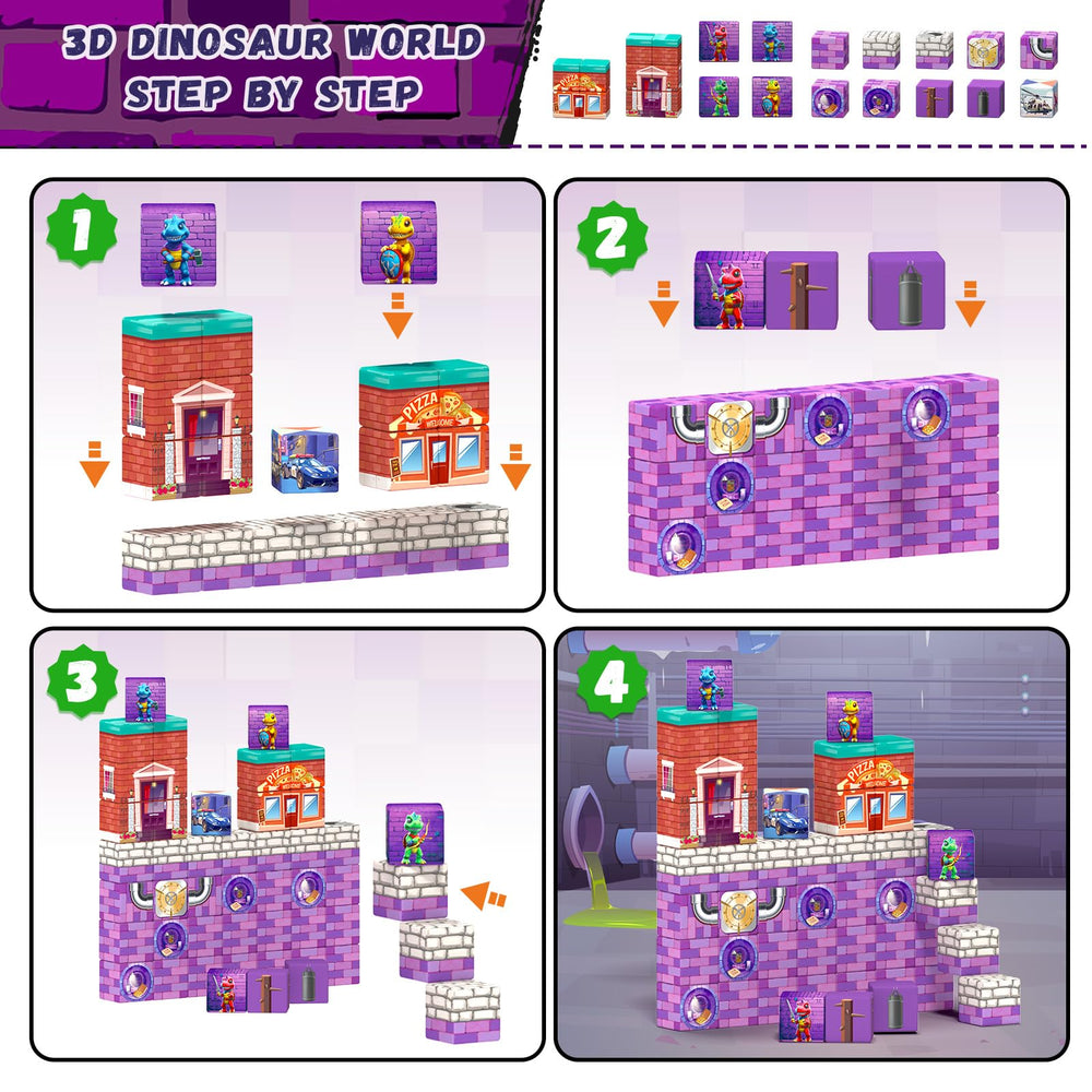 Girigi STEM-friendly blocks support exploration of shapes and magnetism.