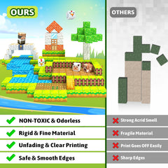Girigi torches design blocks — adds details for realistic farm scenes