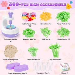 GirlsHome bouquet base and paper for arranging flowers