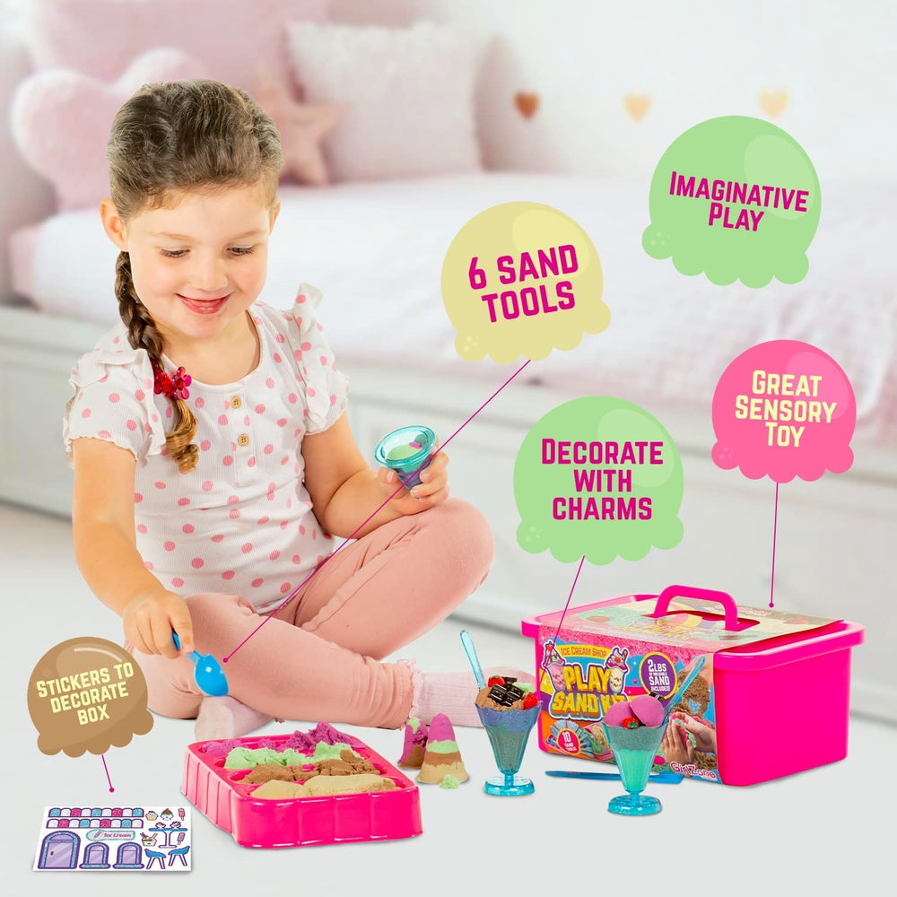 22-piece set supports varied ice cream shapes and textures