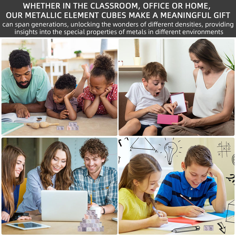 Gisafai cobalt cube 0-39in engaging metal reference for learning.