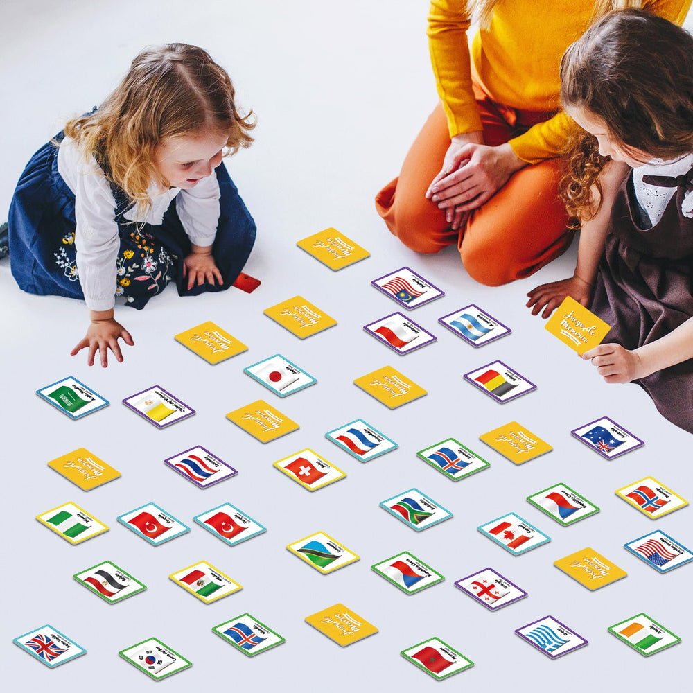gisgfim Family game night setup with the memory cards and box.