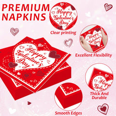 gisgfim Galentines Day forks are sturdy plastic for quick serving