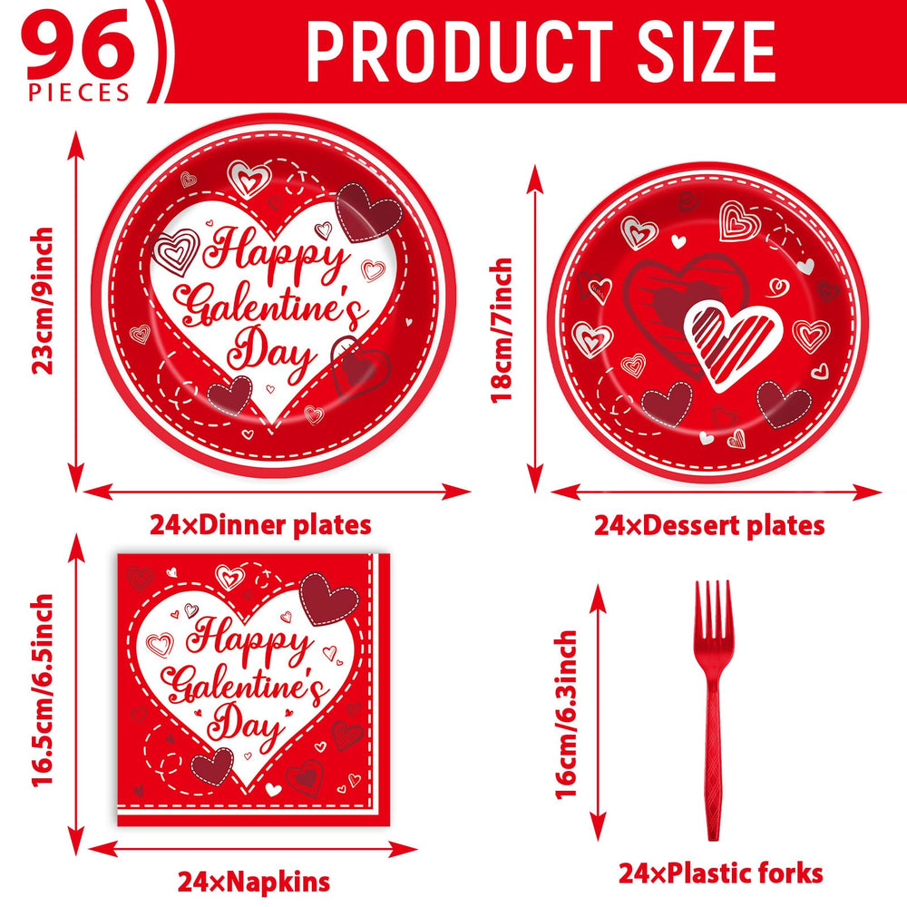 gisgfim Galentines Day dessert plates highlight charming design for sweet treats