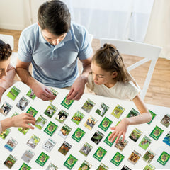 gisgfim panda and cub memory card offers colorful animal learning fun