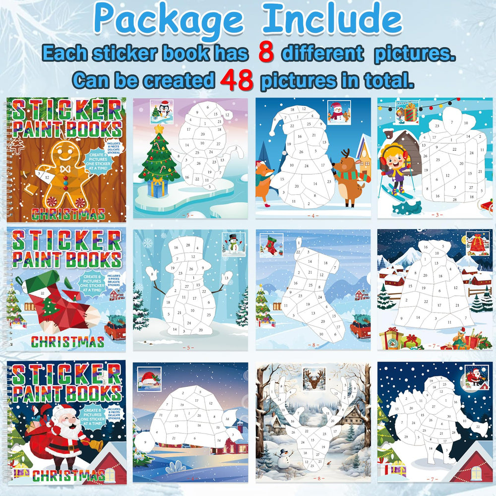 gisgfim Santa sticker placement image, easy guided activity for young artists.