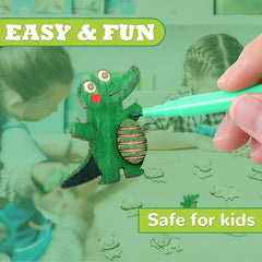 gisgfim smooth-surface magnet pieces ideal for kid-safe painting and precise details.