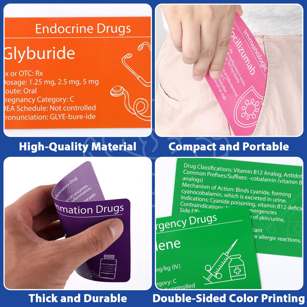 gisgfim Top 300 Drugs Flashcards durable materials withstand daily classroom use.