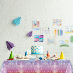 gisgfim waterproof table cover, heat-resistant and non-toxic for safe celebrations.