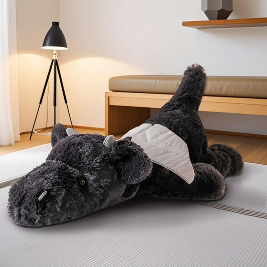 Gisqis dragon stuffed animal 20.5-inch cuddly weighted plush for hugging