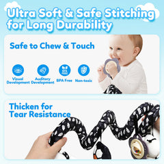 GKDOMS BPA-free fabric keeps baby safe while exploring textures.