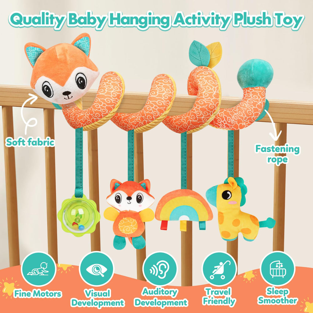 GKDOMS plush horse toy invites gentle grabbing and exploration.