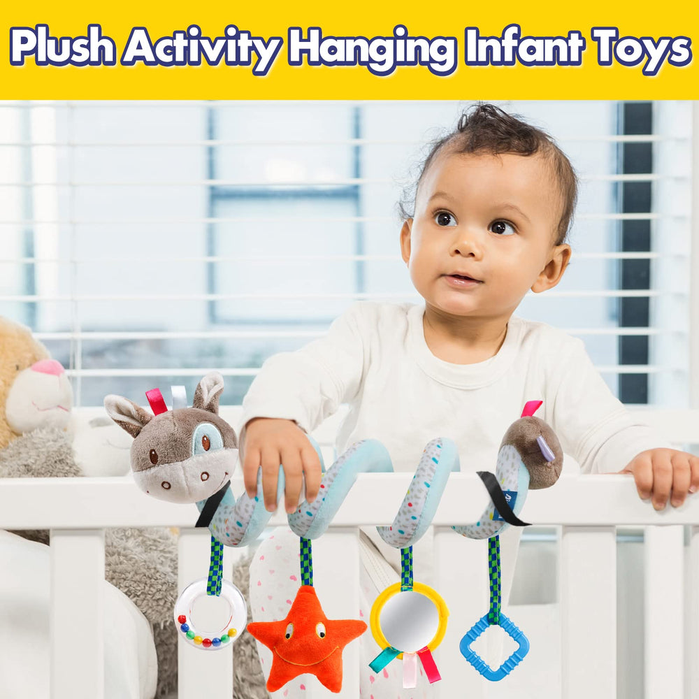 GKDOMS soft plush star provides safe sensory play in car seats