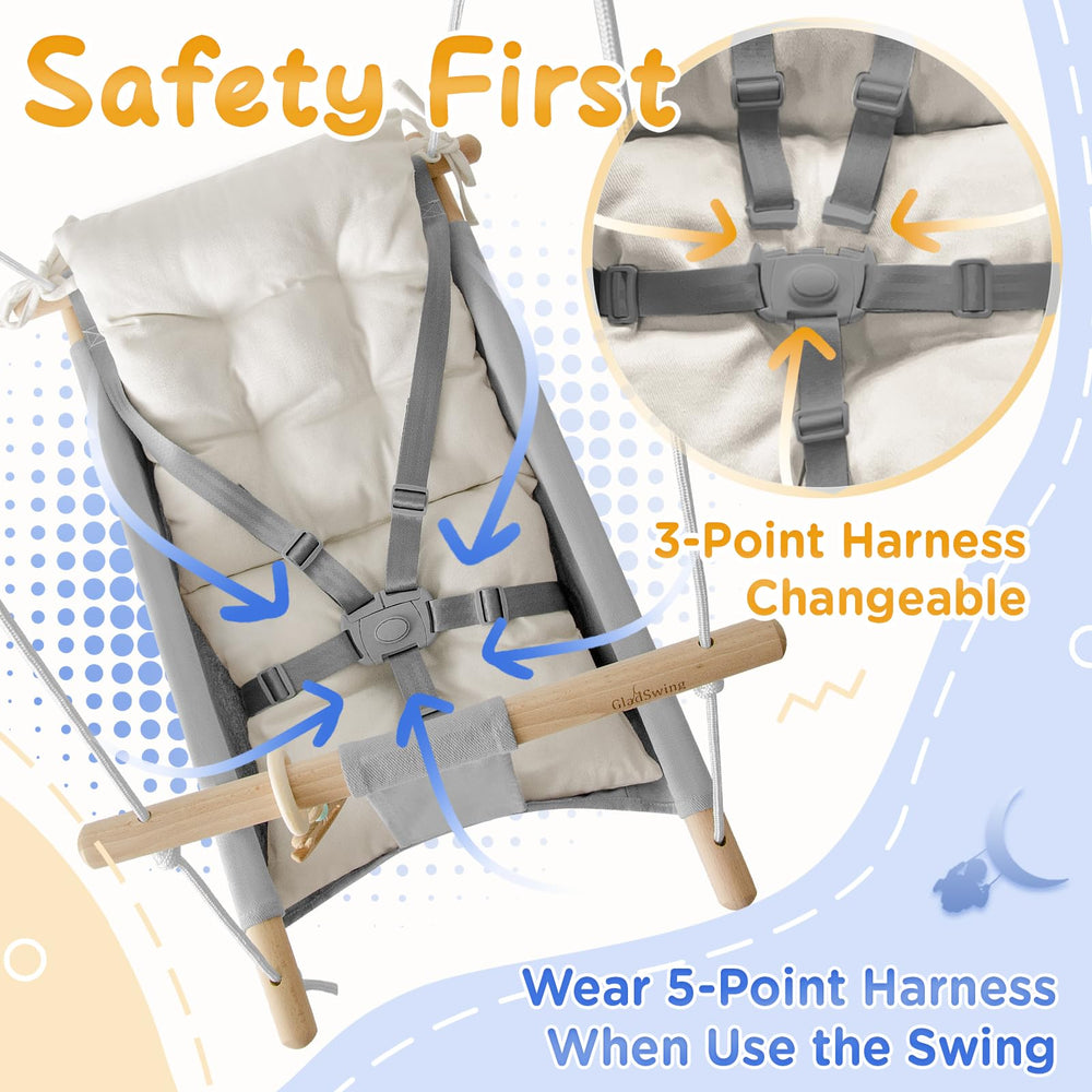 Gladswing three modes design grows with your child from baby to toddler