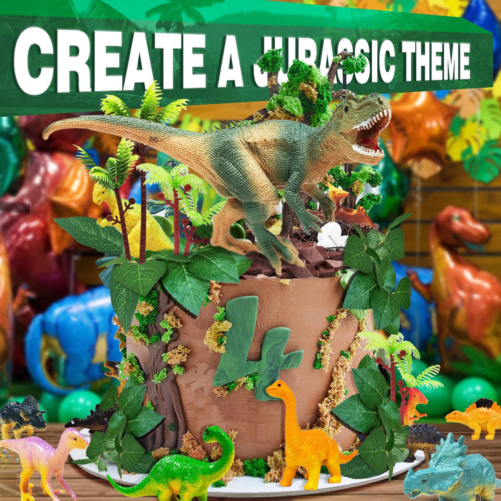 Glahorse coconut tree decor adds tropical flair to festive cakes.