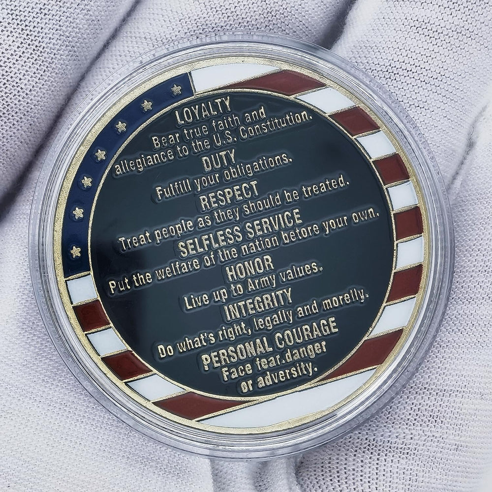 Glamtune coin displayed on stand highlights craftsmanship and design