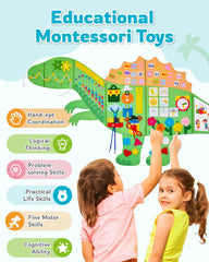 Gleamkid Busy Board counting beads offers hands-on counting and early numeracy in a compact panel