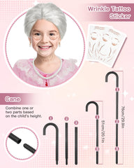 Gleamkid old-lady-cane adjustable for height-perfect cosplay
